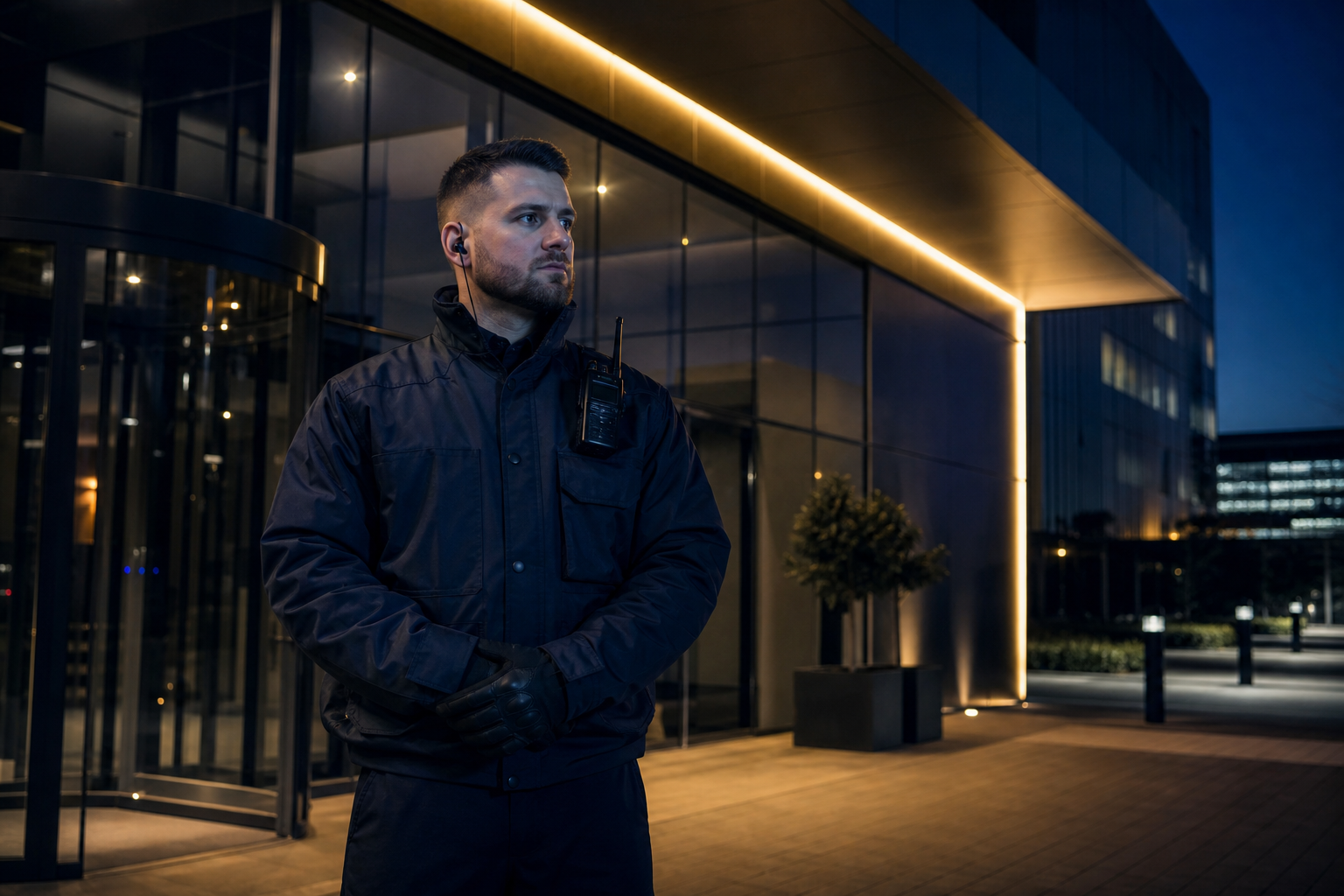 Zentrix security officer providing professional on-site protection